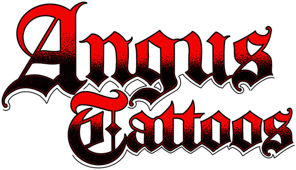 Angus tattoos, montreal tattoo artist, line work, dot work, goth tattoo, medieval tattoo, etching tattoo, best tattoo artist montreal